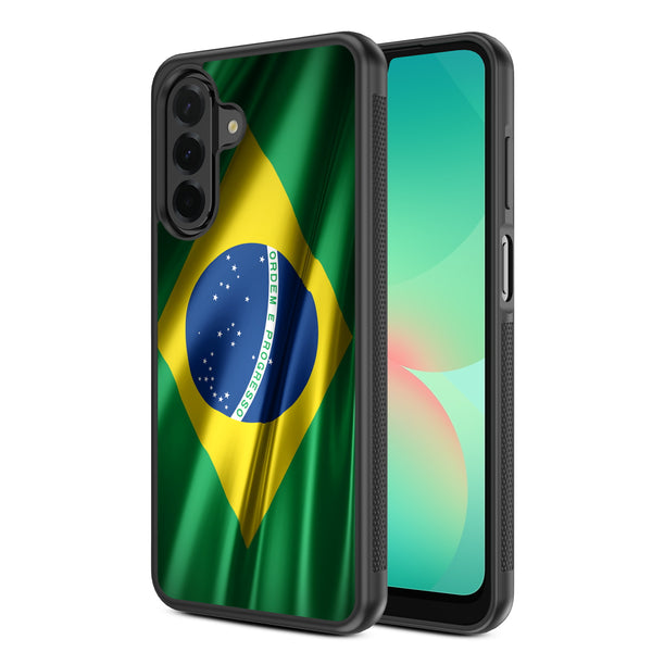 MyBat Design Lab Series Case for Samsung Galaxy A26 5G - Brazilian Flag - MSA265GCSLESM038-2.jpg