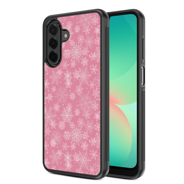 MyBat Design Lab Series Case for Samsung Galaxy A26 5G - Pink Snowflakes - MSA265GCSLESM282-2.jpg