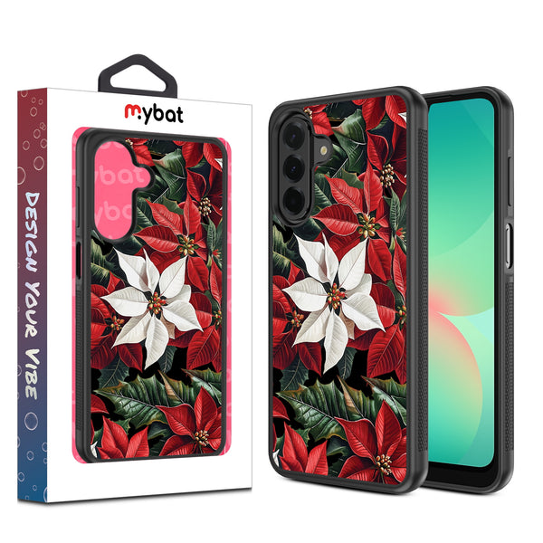 MyBat Design Lab Series Case for Samsung Galaxy A26 5G - Christmas Poinsettias - MSA265GCSLESM301-1.jpg