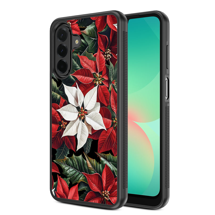 MyBat Design Lab Series Case for Samsung Galaxy A26 5G - Christmas Poinsettias - MSA265GCSLESM301-2.jpg