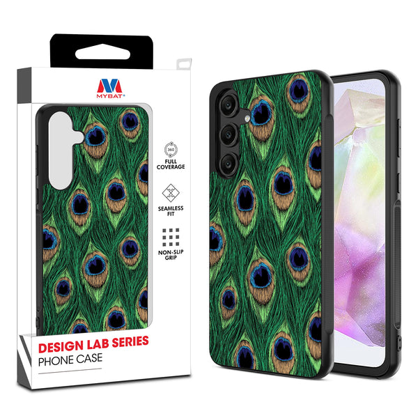 MyBat Design Lab Series Case for Samsung Galaxy A35 5G - Peacock Feathers - MSA355GCSLESM018-1.jpg