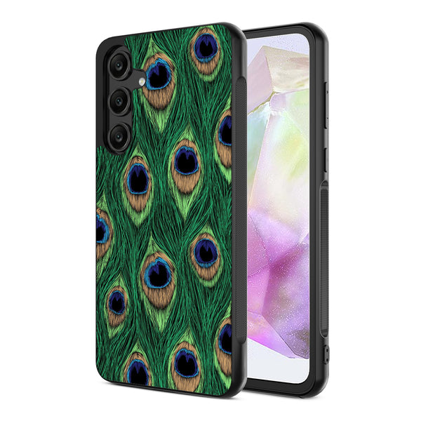 MyBat Design Lab Series Case for Samsung Galaxy A35 5G - Peacock Feathers - MSA355GCSLESM018-2.jpg