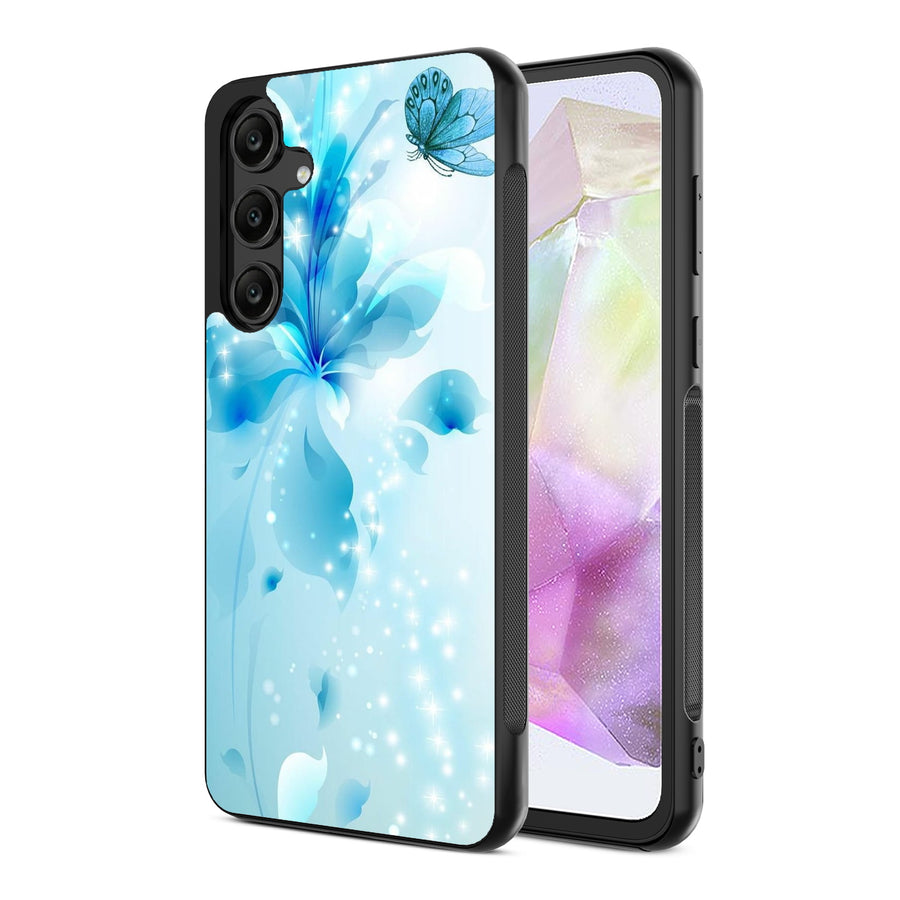 MyBat Design Lab Series Case for Samsung Galaxy A35 5G - Butterfly & Flowers - MSA355GCSLESM020-2.jpg
