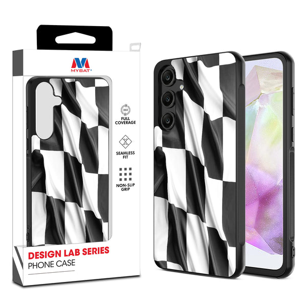 MyBat Design Lab Series Case for Samsung Galaxy A35 5G - Racing Flag - MSA355GCSLESM040-1.jpg