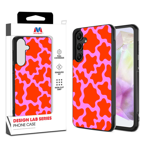 MyBat Design Lab Series Case for Samsung Galaxy A35 5G - Pink Retro Splashes - MSA355GCSLESM094-1.jpg