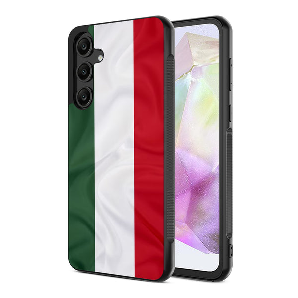 MyBat Design Lab Series Case for Samsung Galaxy A35 5G - Hungary Flag - MSA355GCSLESM149-2.jpg