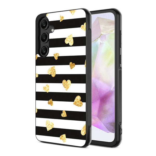 MyBat Design Lab Series Case for Samsung Galaxy A35 5G - Heart of Gold - MSA355GCSLESM166-2.jpg