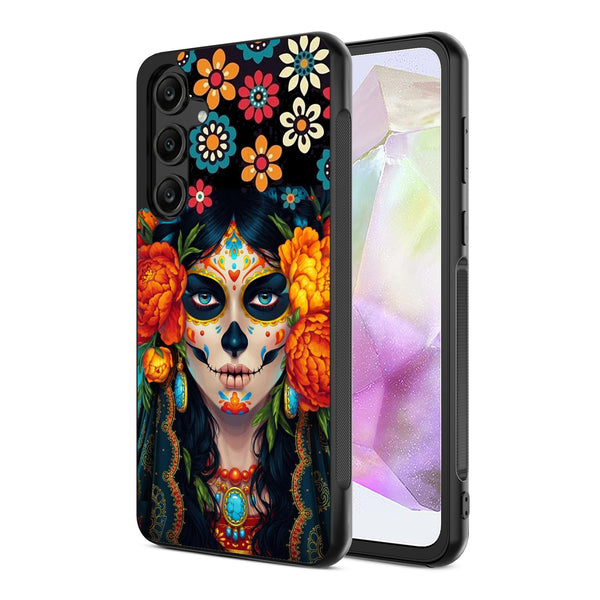 MyBat Design Lab Series Case for Samsung Galaxy A35 5G - Dia De Los Muertos - MSA355GCSLESM167-2.jpg