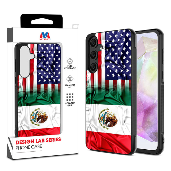MyBat Design Lab Series Case for Samsung Galaxy A35 5G – Mexican-American Flag - MSA355GCSLESM168-1.jpg