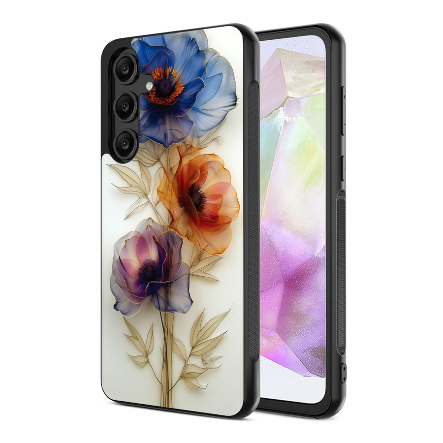 MyBat Design Lab Series Case for Samsung Galaxy A35 5G - Pressed Flowers - MSA355GCSLESM185-2.jpg