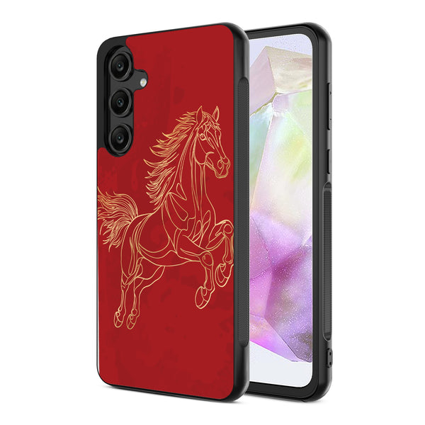 MyBat Design Lab Series Case for Samsung Galaxy A35 5G - Fire Horse - MSA355GCSLESM460-2.jpg