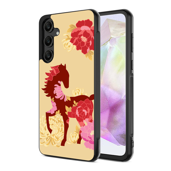 MyBat Design Lab Series Case for Samsung Galaxy A35 5G - Peony Pedigree - MSA355GCSLESM464-2.jpg