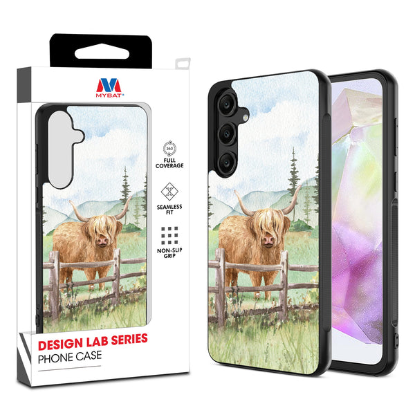 MyBat Design Lab Series Case for Samsung Galaxy A35 5G - Highland Cow - MSA355GCSLESM470-1.jpg