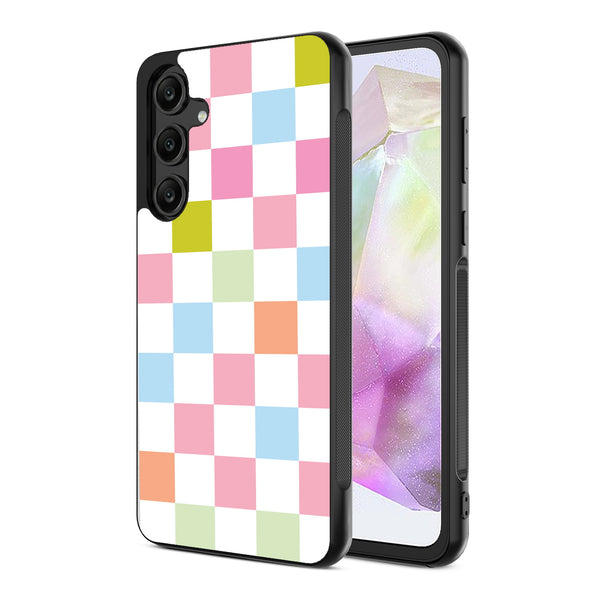 MyBat Design Lab Series Case for Samsung Galaxy A35 5G - Pastel Check - MSA355GCSLESM480-2.jpg