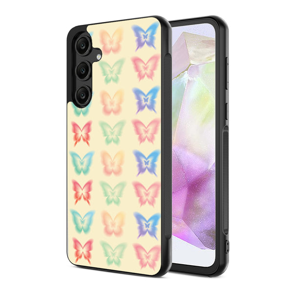 MyBat Design Lab Series Case for Samsung Galaxy A35 5G - Technicolor Butterflies - MSA355GCSLESM487-2.jpg