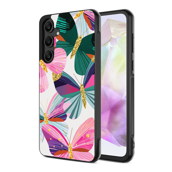 MyBat Design Lab Series Case for Samsung Galaxy A35 5G - Bright Flutter - MSA355GCSLESM489-2.jpg