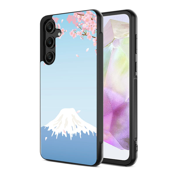 MyBat Design Lab Series Case for Samsung Galaxy A35 5G - Fuji Blossoms - MSA355GCSLESM492-2.jpg