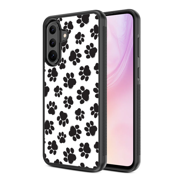 MyBat Design Lab Series Case for Samsung Galaxy A36 5G - Black Paw Prints - MSA365GCSLESM002-2.jpg