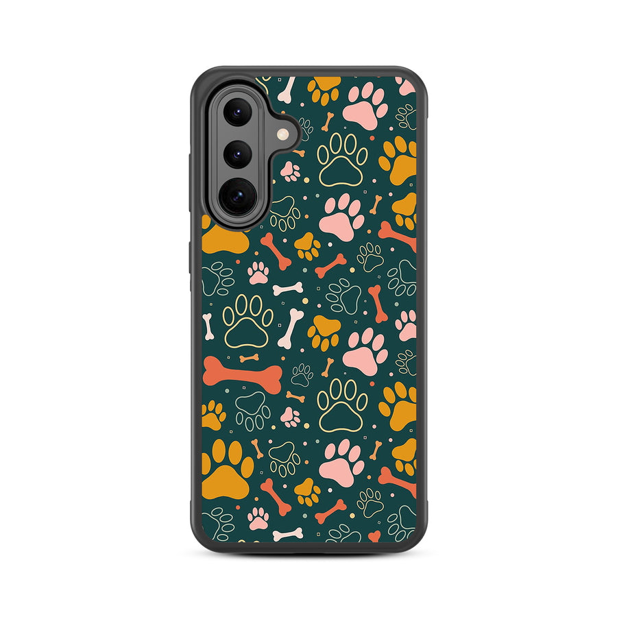 MyBat Design Lab Series Case for Samsung Galaxy A36 5G - Paw Prints & Bones - MSA365GCSLESM003-3.jpg