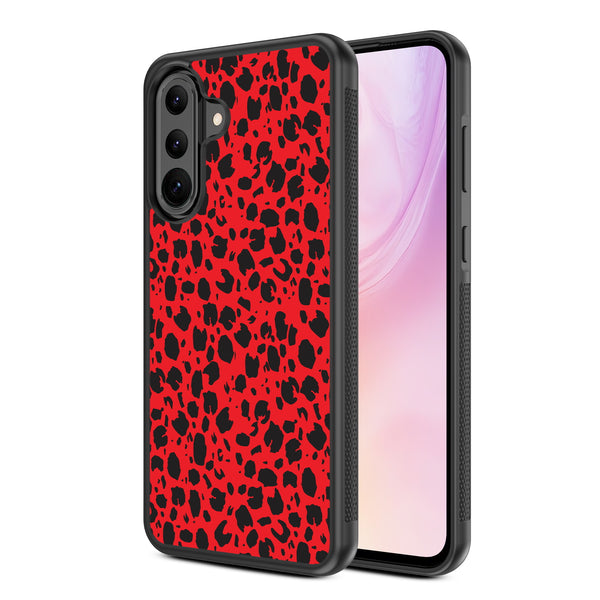 MyBat Design Lab Series Case for Samsung Galaxy A36 5G - Red Leopard Print - MSA365GCSLESM008-2.jpg