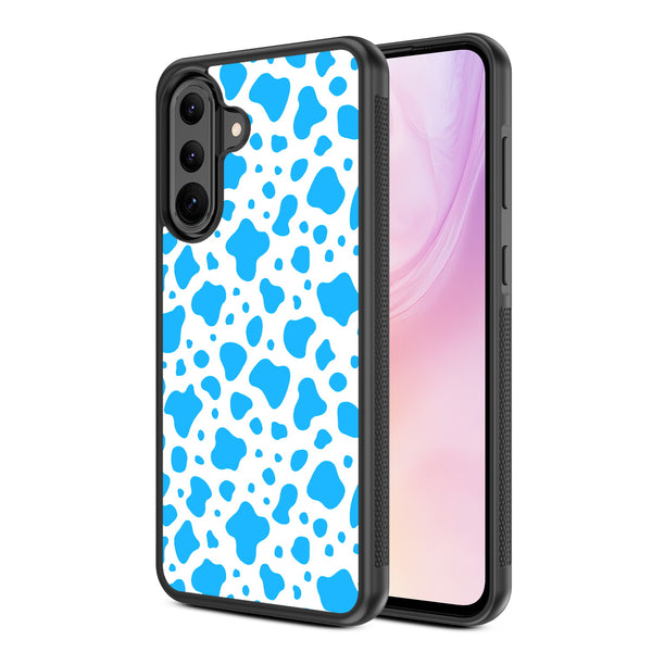 MyBat Design Lab Series Case for Samsung Galaxy A36 5G - Blue Cow Print - MSA365GCSLESM016-2.jpg
