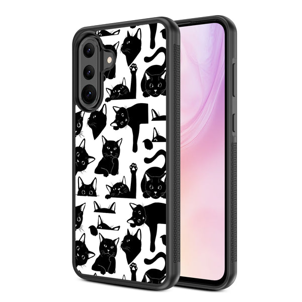 MyBat Design Lab Series Case for Samsung Galaxy A36 5G - Black Cats - MSA365GCSLESM017-2.jpg