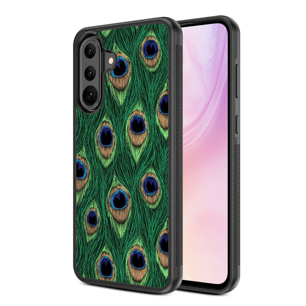 MyBat Design Lab Series Case for Samsung Galaxy A36 5G - Peacock Feathers - MSA365GCSLESM018-2.jpg