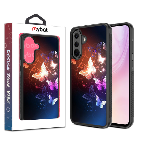 MyBat Design Lab Series Case for Samsung Galaxy A36 5G - Neon Butterflies - MSA365GCSLESM022-1.jpg