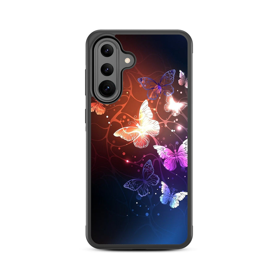 MyBat Design Lab Series Case for Samsung Galaxy A36 5G - Neon Butterflies