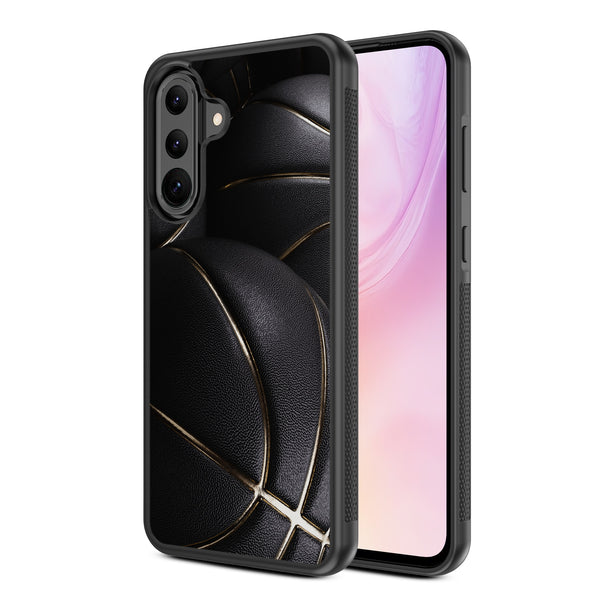 MyBat Design Lab Series Case for Samsung Galaxy A36 5G - Black Basketballs - MSA365GCSLESM090-2.jpg