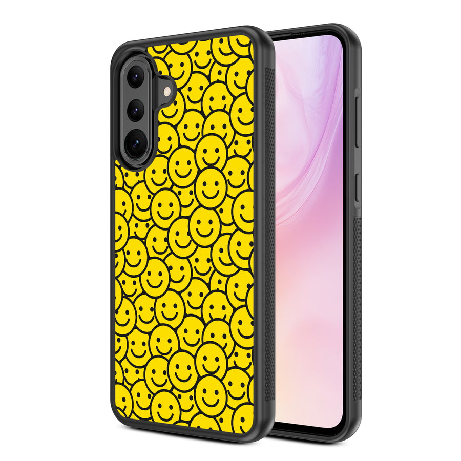 MyBat Design Lab Series Case for Samsung Galaxy A36 5G - Smiley Faces - MSA365GCSLESM097-2.jpg