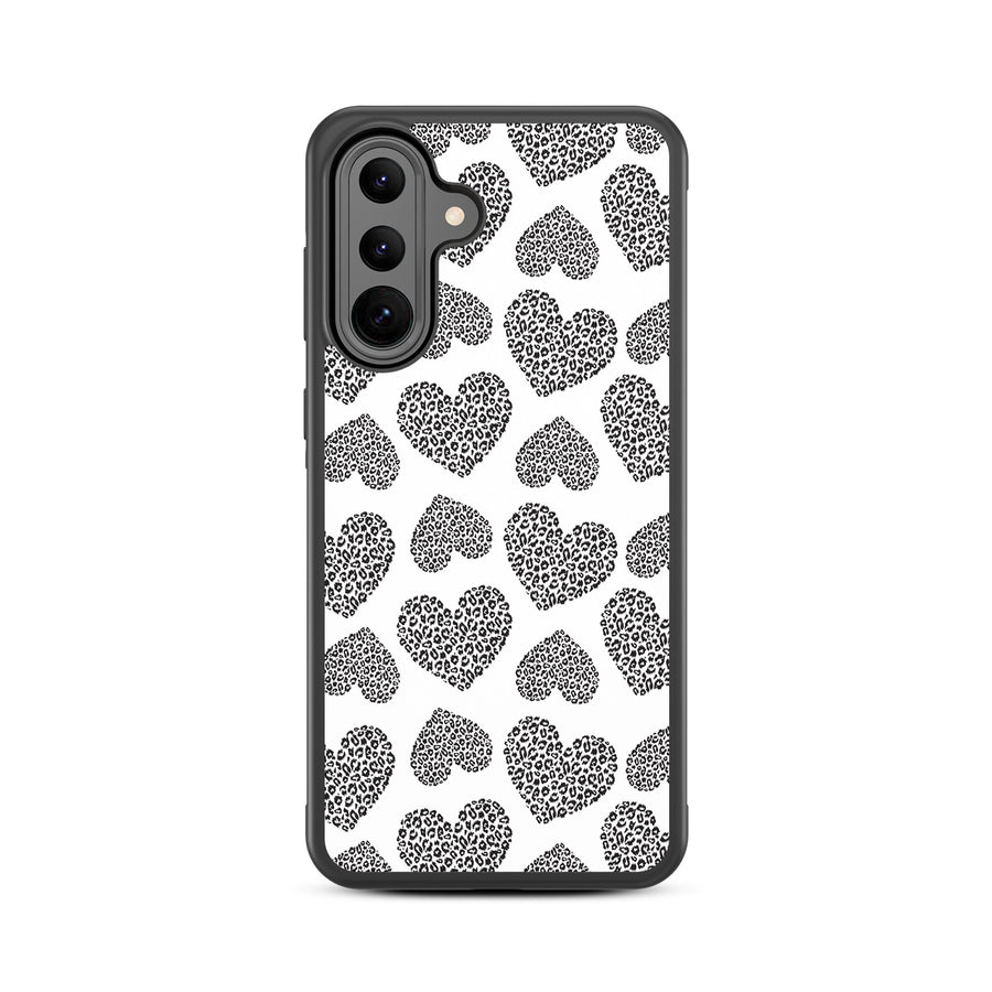 MyBat Design Lab Series Case for Samsung Galaxy A36 5G - Leopard Print Hearts - MSA365GCSLESM098-3.jpg