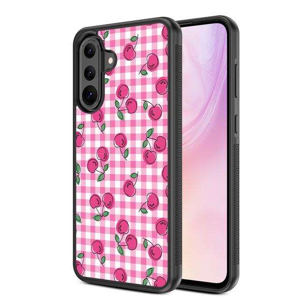 MyBat Design Lab Series Case for Samsung Galaxy A36 5G - Pink Cherries - MSA365GCSLESM100-2.jpg