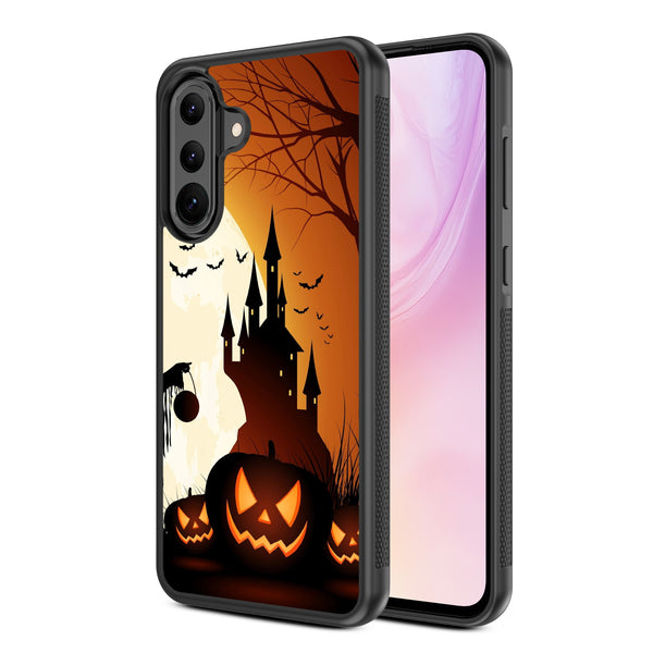 MyBat Design Lab Series Case for Samsung Galaxy A36 5G - Spooky Pumpkin Patch - MSA365GCSLESM163-2.jpg