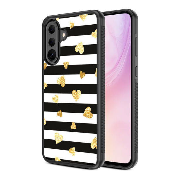 MyBat Design Lab Series Case for Samsung Galaxy A36 5G - Heart of Gold - MSA365GCSLESM166-2.jpg