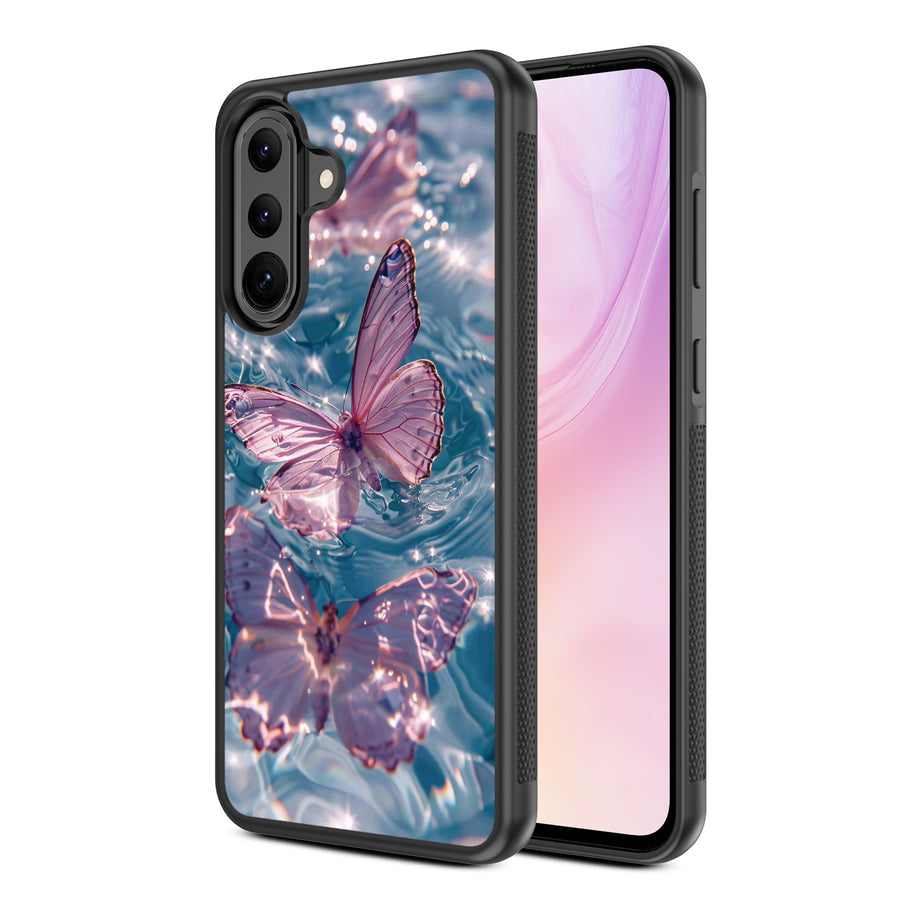 MyBat Design Lab Series Case for Samsung Galaxy A36 5G - Floating Butterflies - MSA365GCSLESM180-2.jpg