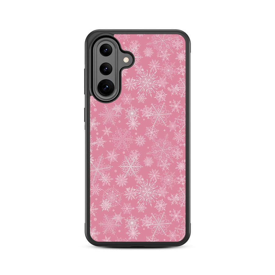 MyBat Design Lab Series Case for Samsung Galaxy A36 5G - Pink Snowflakes