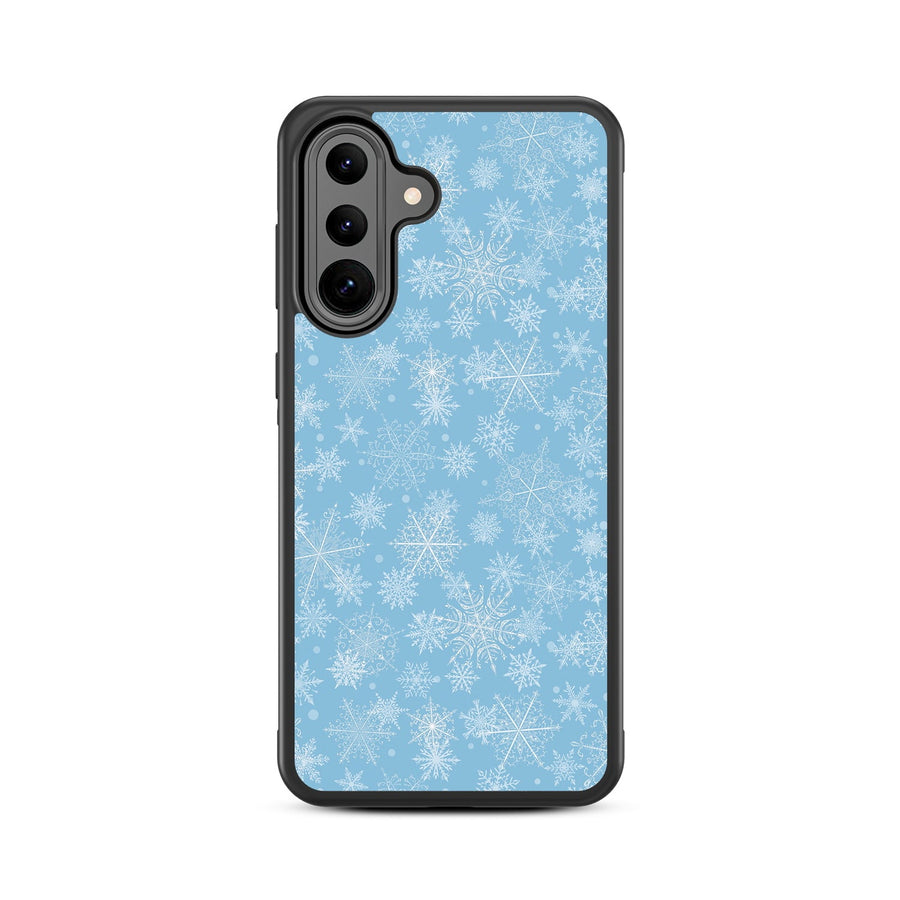 MyBat Design Lab Series Case for Samsung Galaxy A36 5G - Blue Snowflakes