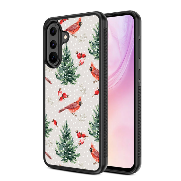 MyBat Design Lab Series Case for Samsung Galaxy A36 5G - Winter Cardinals - MSA365GCSLESM298-2.jpg