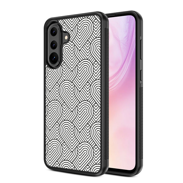 MyBat Design Lab Series Case for Samsung Galaxy A36 5G - Hearts Aligned - MSA365GCSLESM331-2.jpg