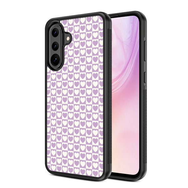 MyBat Design Lab Series Case for Samsung Galaxy A36 5G - Heart Grid - MSA365GCSLESM339-2.jpg