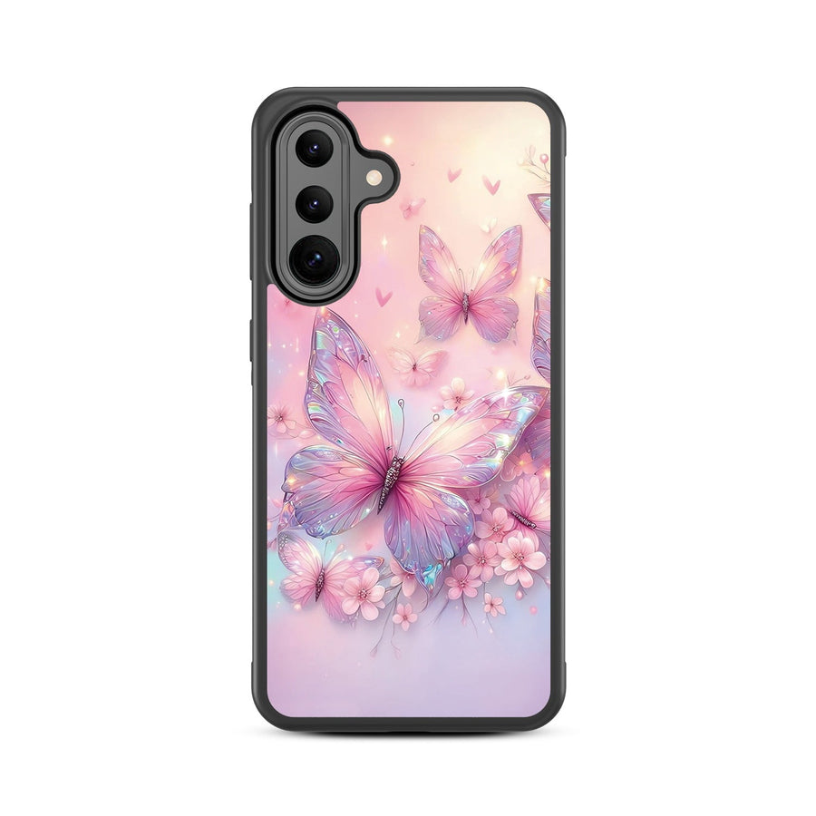 MyBat Design Lab Series Case for Samsung Galaxy A36 5G - Pink Butterflies