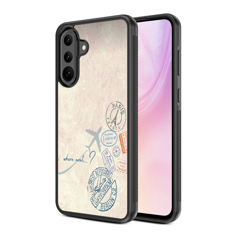 MyBat Design Lab Series Case for Samsung Galaxy A36 5G - Passport Stamps - MSA365GCSLESM371-2.jpg
