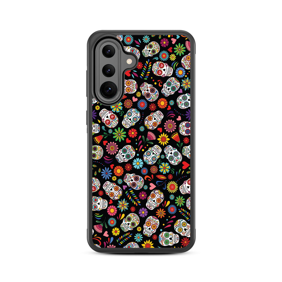 MyBat Design Lab Series Case for Samsung Galaxy A36 5G - Fiesta Skulls - MSA365GCSLESM421-3.jpg