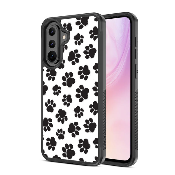 MyBat Design Lab Series Case for Samsung Galaxy A37 5G / A36 5G - Black Paw Prints - MSA375GCSLESMP002-2.jpg