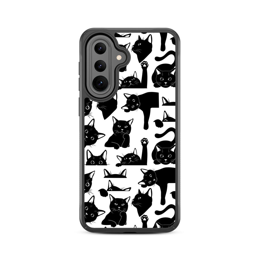 MyBat Design Lab Series Case for Samsung Galaxy A37 5G / A36 5G - Black Cats