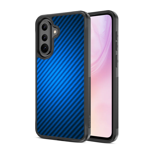 MyBat Design Lab Series Case for Samsung Galaxy A37 5G / A36 5G - Blue Carbon Fiber - MSA375GCSLESMP084-2.jpg