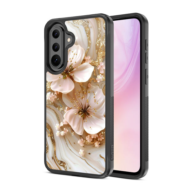 MyBat Design Lab Series Case for Samsung Galaxy A37 5G / A36 5G - Golden Petal Glow - MSA375GCSLESMP186-2.jpg