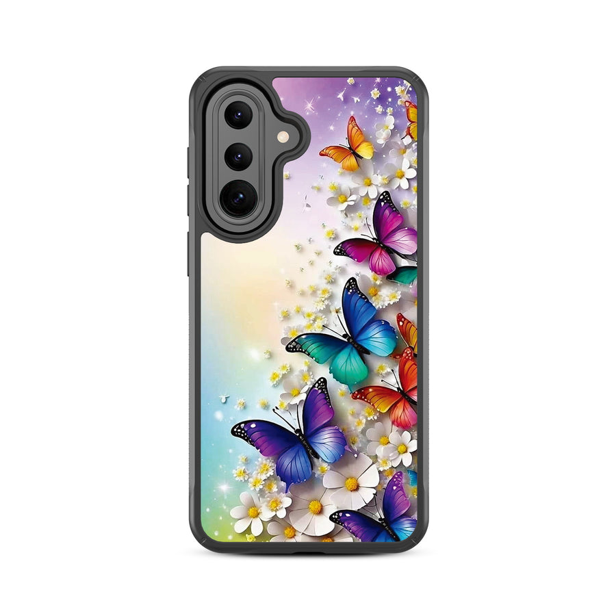 MyBat Design Lab Series Case for Samsung Galaxy A37 5G / A36 5G - Rainbow Butterflies - MSA375GCSLESMP187-3.jpg