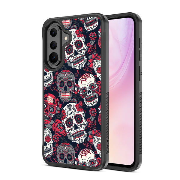 MyBat Design Lab Series Case for Samsung Galaxy A37 5G / A36 5G - Sugar Rose Skulls - MSA375GCSLESMP418-2.jpg